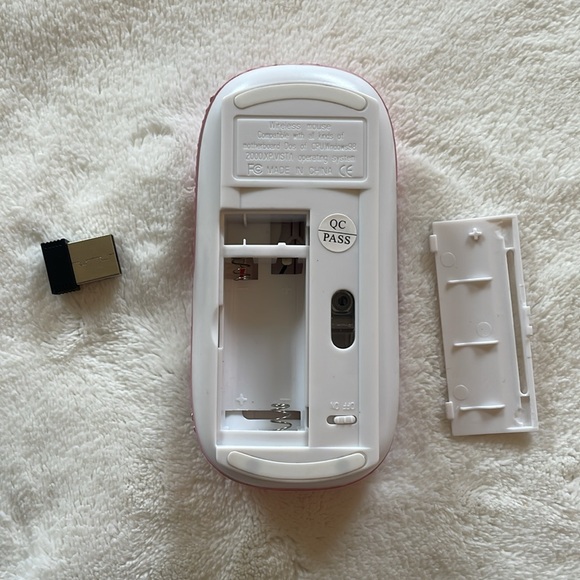 Slim Pink Rhinestone Wireless Mouse - Picture 5 of 5